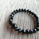 Black swarovski Crystal  bracelet