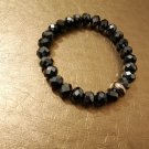 Black ab hematite crystal bracelet