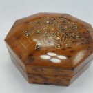 Octago-Box Handmade In Morocco, Cedar Wood Box For Jewelry, Essaouira