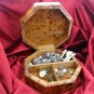 Octago-Box Handmade In Morocco, Cedar Wood Box For Jewelry, Essaouira