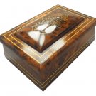 Chinese Temple Box Handmade In Morocco, Cedar Wood Box For Jewelry, Essaouira