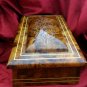 Chinese Temple Box Handmade In Morocco, Cedar Wood Box For Jewelry, Essaouira