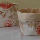 Handmade Fabric Basket (Floral)