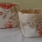 Handmade Fabric Basket (Floral)