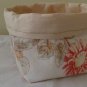 Handmade Fabric Basket (Floral)