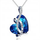 Bermuda Blue Swarovski Elements I Love You