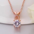 Single Solitaire Swarovski Infinite Drop Necklace