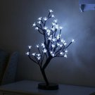 New Bonsai Style Design 48 LED Light Plum Potted