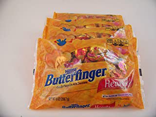 Butterfinger Candy Pieces in Milk Chocolate Hearts 8oz. bag - 4 Pack