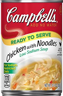 Campbell's Low Sodium Soup, Chicken With Noodles, 10.75 Oz (pack Of 12)