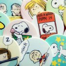 Snoopy and Peanuts ~ CHOOSE 1 ~ - 1.5 inch pinback button, clip or magnet