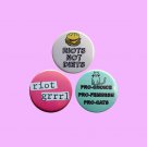 Feminist riot grl ~ CHOOSE 1 ~ - 1.5 inch pinback button, clip or magnet