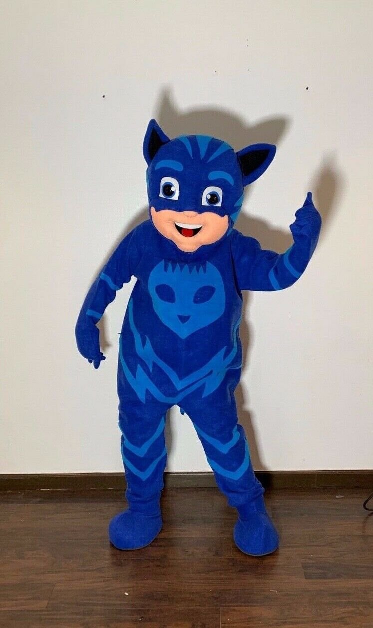 New PJ Masks Catboy Mascot Costume Suits Cosplay Party Adults Gekko