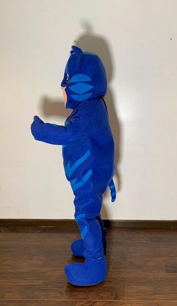 New PJ Masks Catboy Mascot Costume Suits Cosplay Party Adults Gekko