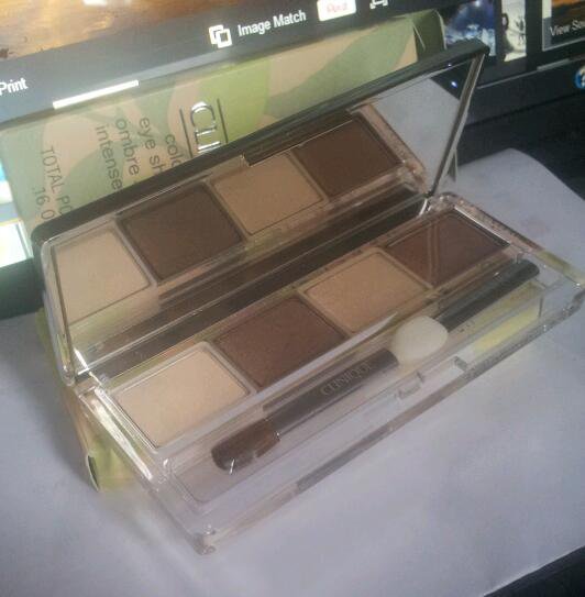 Clinique Colour Surge eye shadow quad Choco-Latte 111