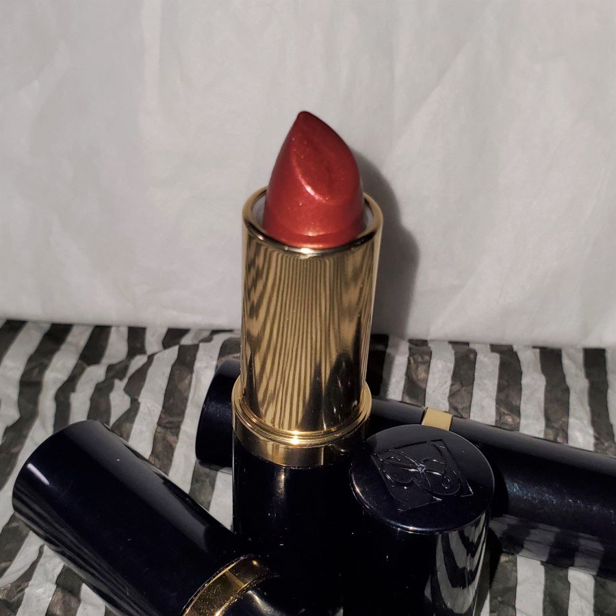 Estee Lauder Pure Color lipstick 87 Sunstone shimmer long lasting