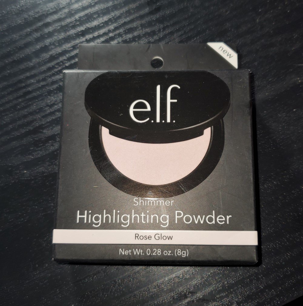 elf shimmer highlighting powder rose glow 81225