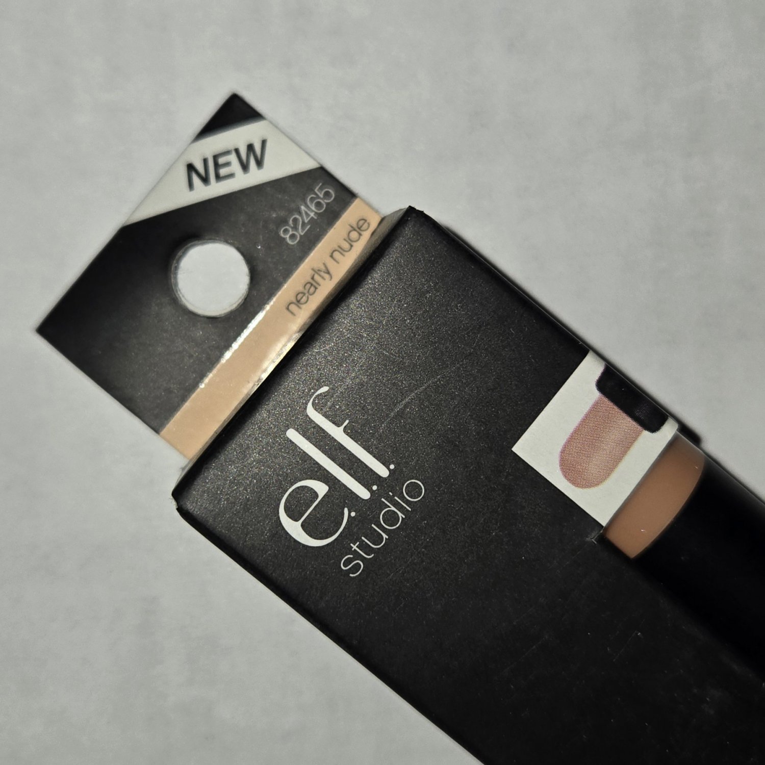 elf studio lipstick 82465 Nearly Nude matte lip color