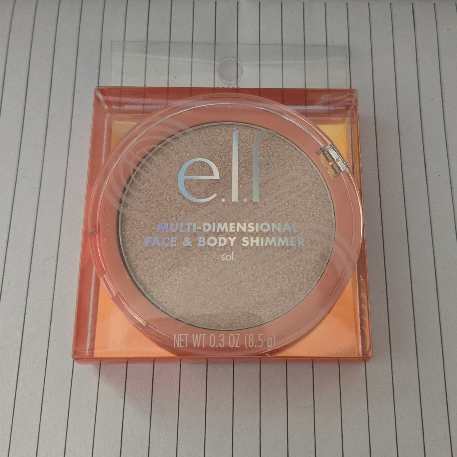elf multi-dimensional face n body shimmer SOL 83992