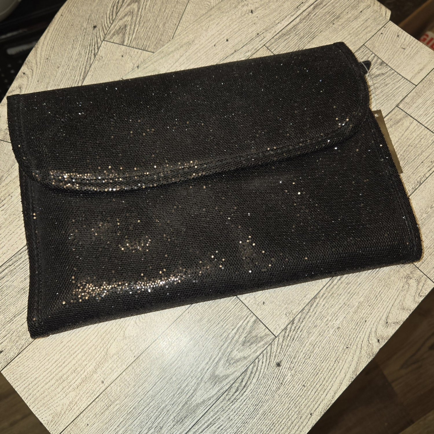 Sonia Kashuk beauty junkie cosmetic bag clutch black Ltd Ed