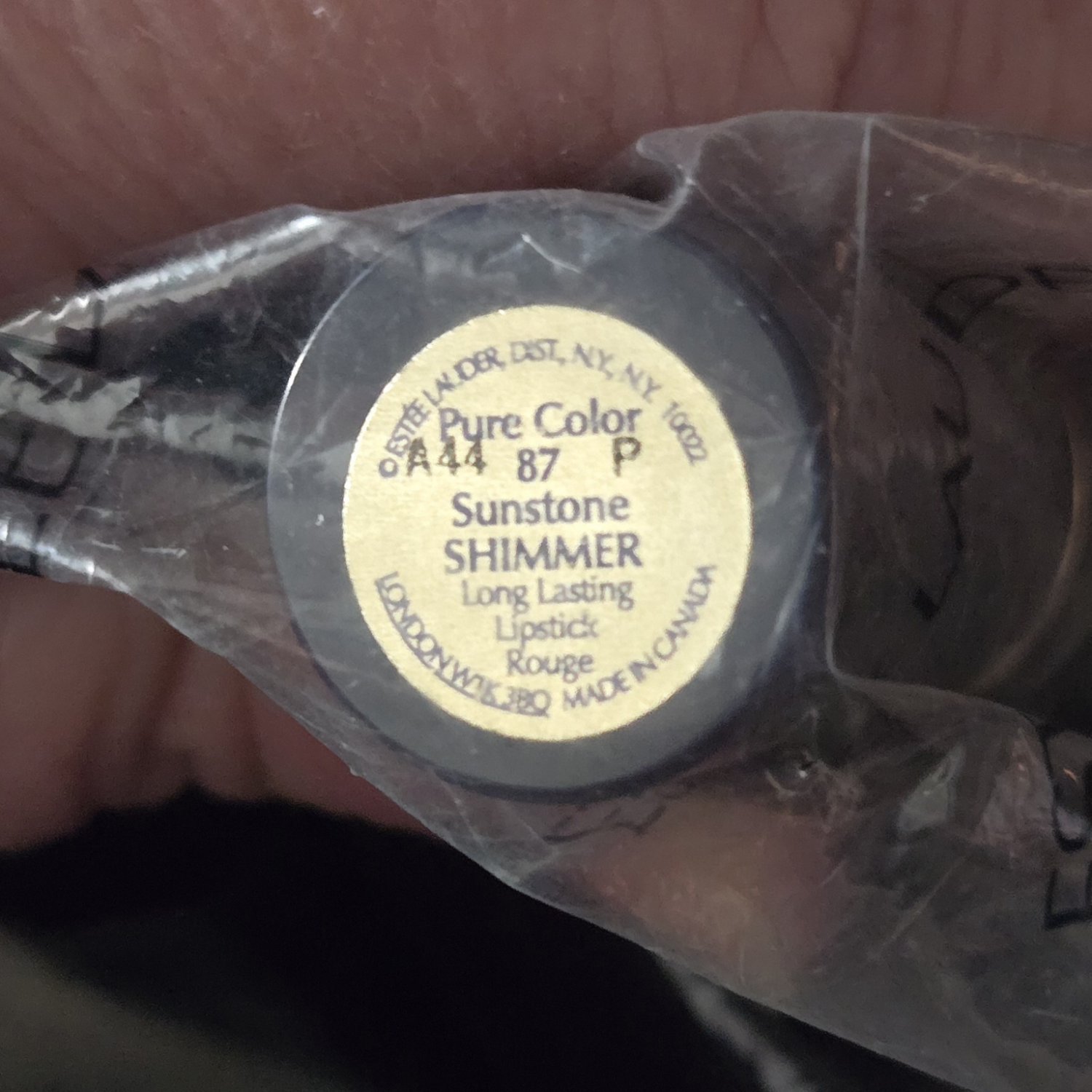 Estee Lauder Pure Color lipstick 87 Sunstone shimmer gift set