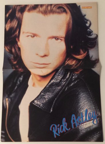 Double vintage poster- Rick Astley + Chris Isaak