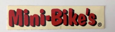 Classic Mini-Bike's sticker (new)