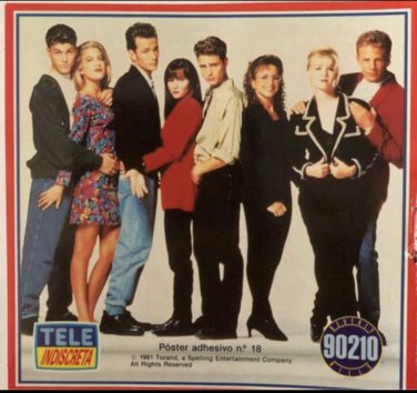 Beverly Hills- group adhesive poster (New)