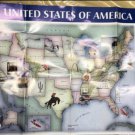 Poster-Didactic map of the United States (New)