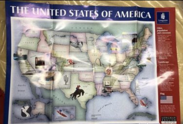 Poster-Didactic map of the United States (New)
