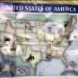 Poster-Didactic map of the United States (New)