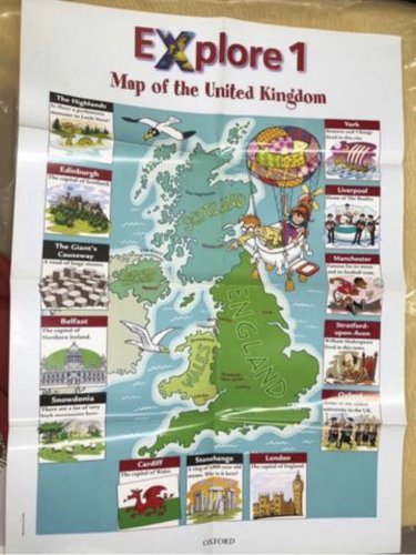 Poster-Didactic map of the United Kingdom (New)