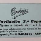 Flyer disco Burbujas- Aspe