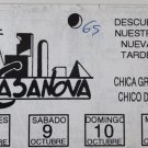 Flyer disco Casanova- Catalonia