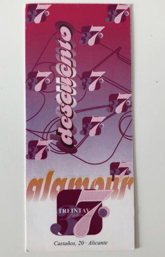 Flyer disco 37 grados- Alicante