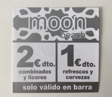 Flyer Moon beach Alicante
