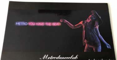 Flyer large size discotheque Metro # 3