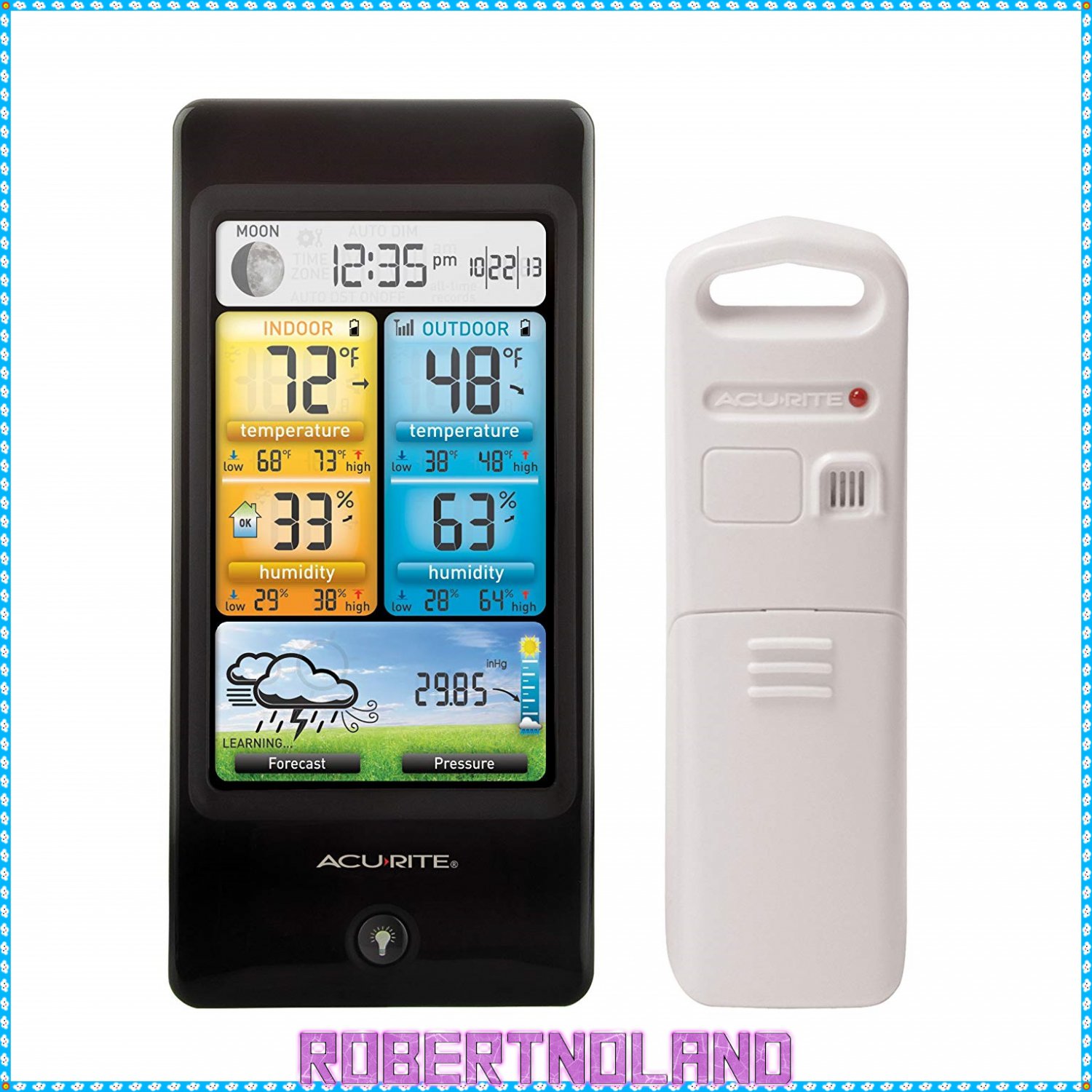 Color Digital Tabletop Weather Station by AcuRite, 02016