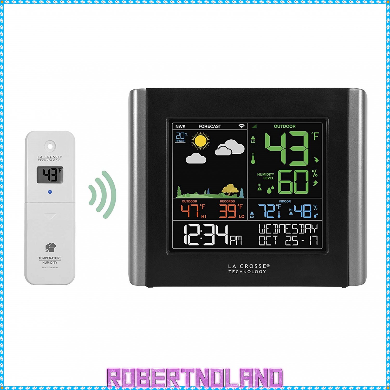 Wireless WIFI Essential Weather Station,  La Crosse Technology V10-WTH-INT
