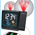 Atomic Projection Alarm Clock with Moon Phase by La Crosse Technology, 616-146A