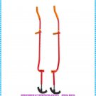 Adjustable Ergonomic Amazing Featz Stiltz - Red