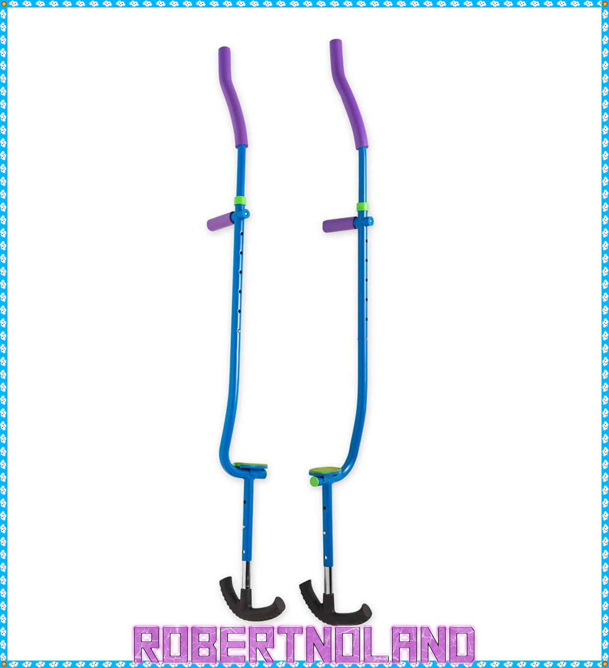 Adjustable Ergonomic Amazing Featz Stiltz - Blue