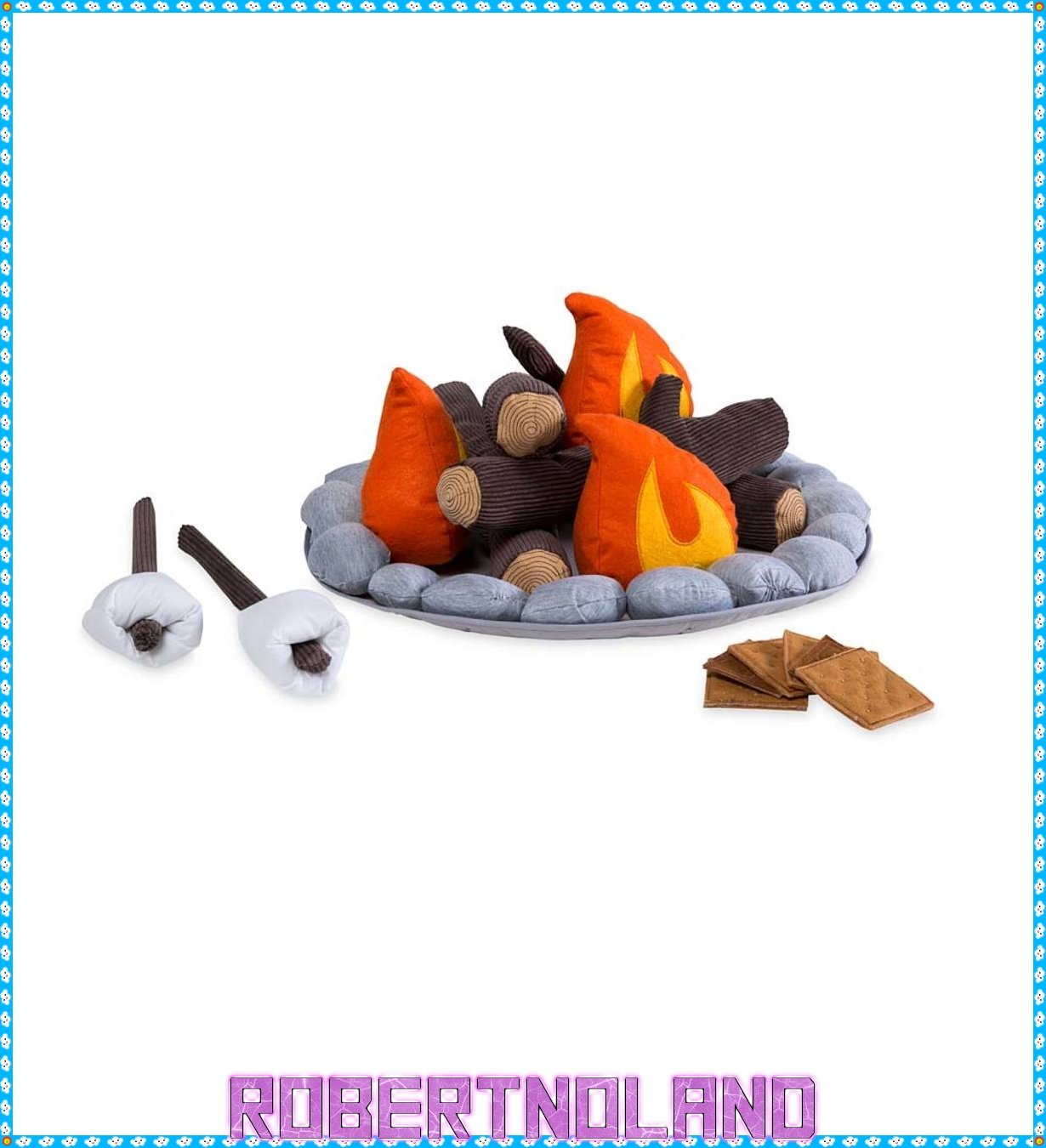Plush Campfire Play Set
