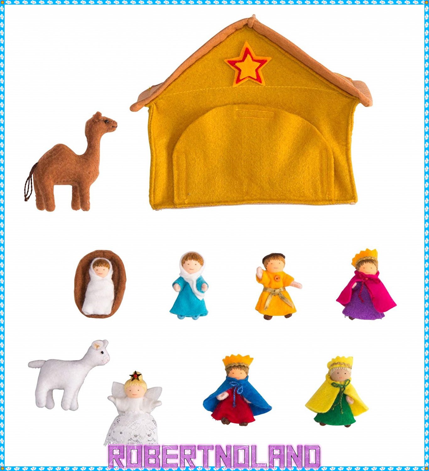 Nativity Halfpenny Dolls