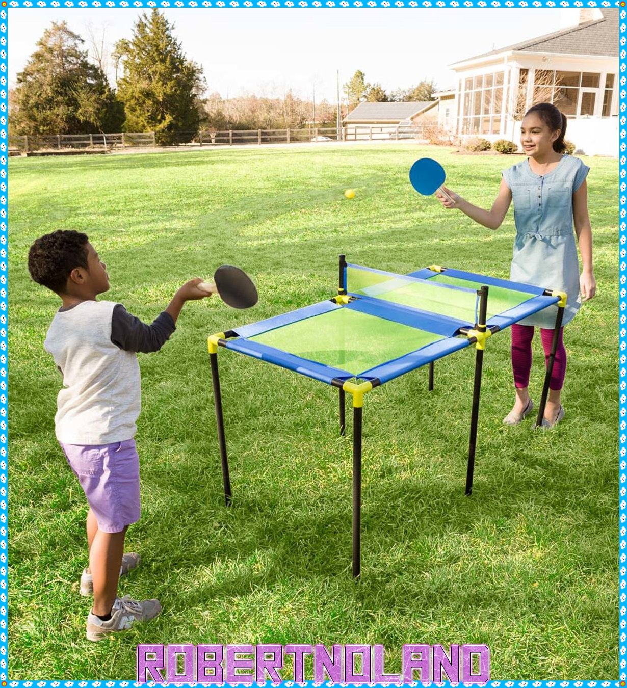 Portable Paddle Ball Table