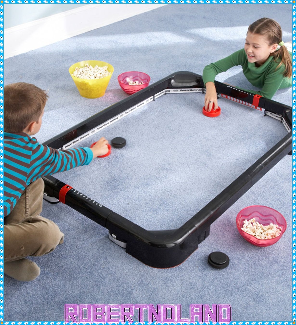 Simtec PowerBand Air Hockey Tabletop Game