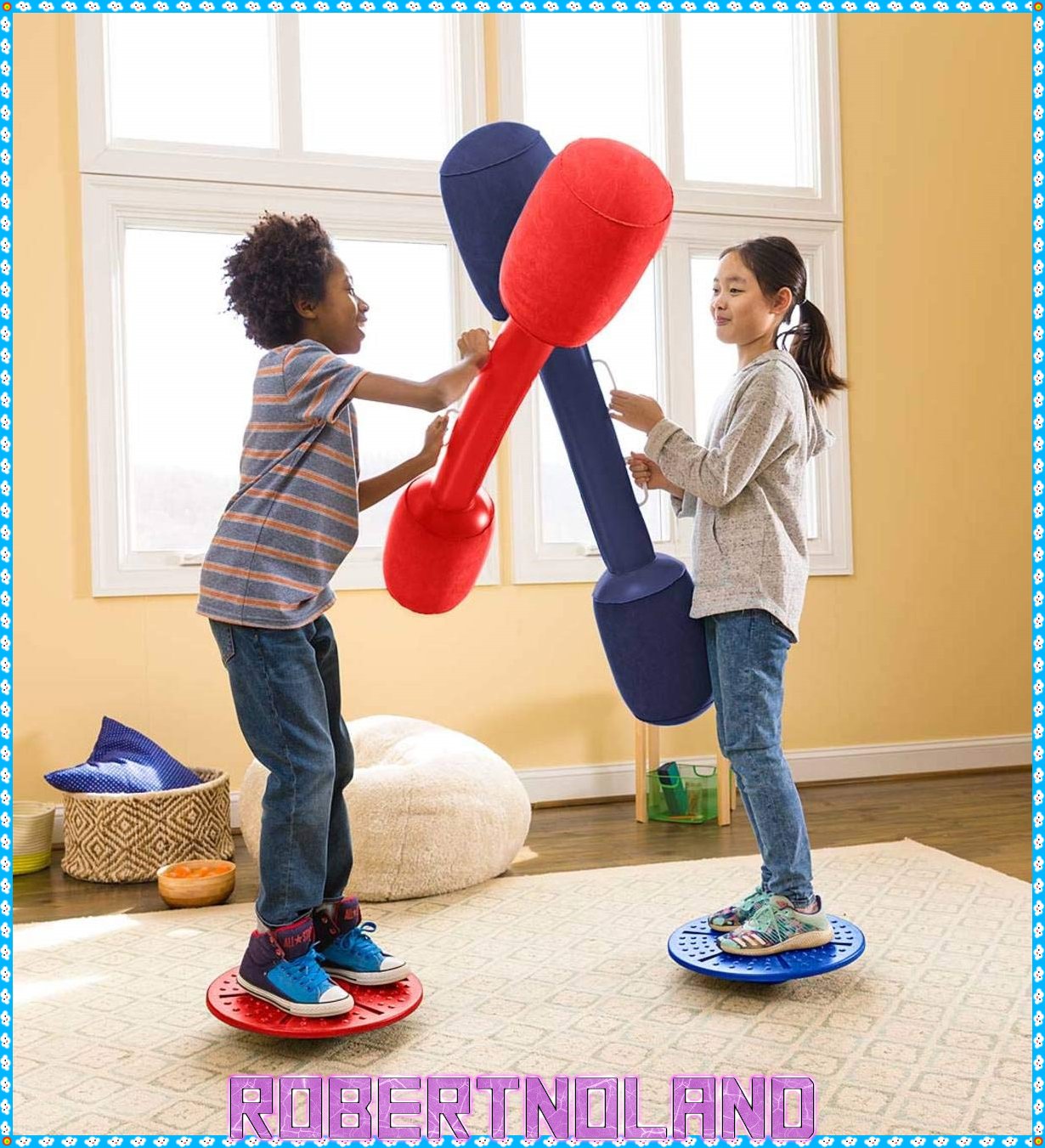 Inflatable Balance Jousting Set