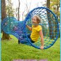 Blue Wave Horizontal Rope Tunnel - Blue