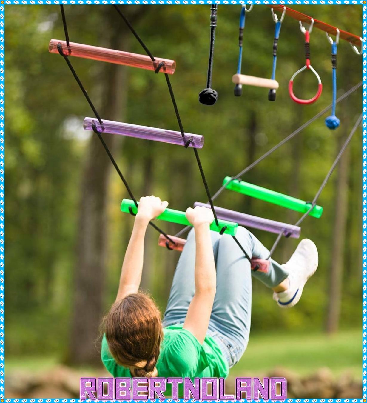 Deluxe Ninjaline Backyard Obstacle Course Kit
