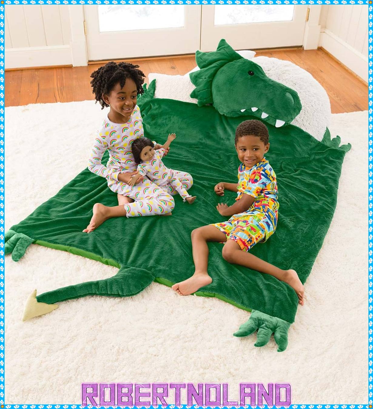 Jumbo Fantasy Snuggle Mat Dragon